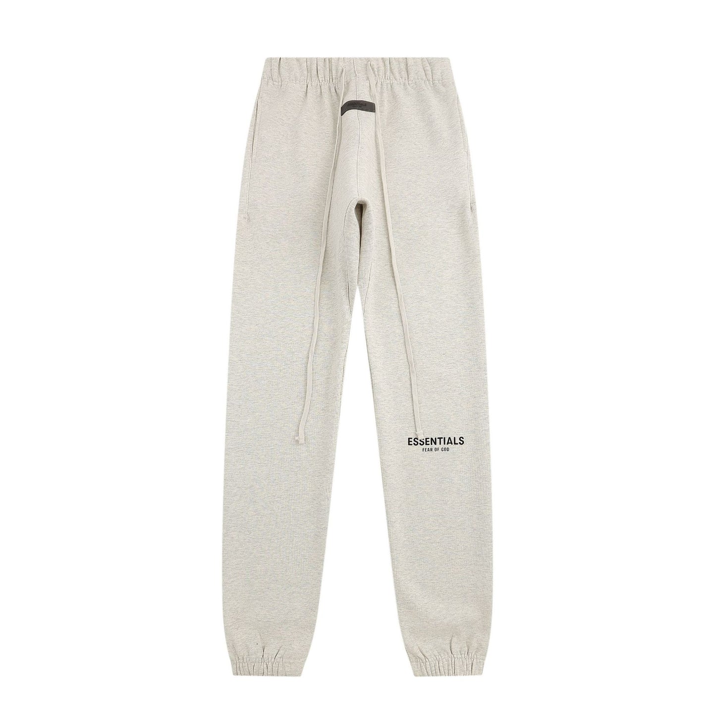 SS22 Top ESS **Fog Ankle-Tied Flocking Fear of God Essentials Sweatpants