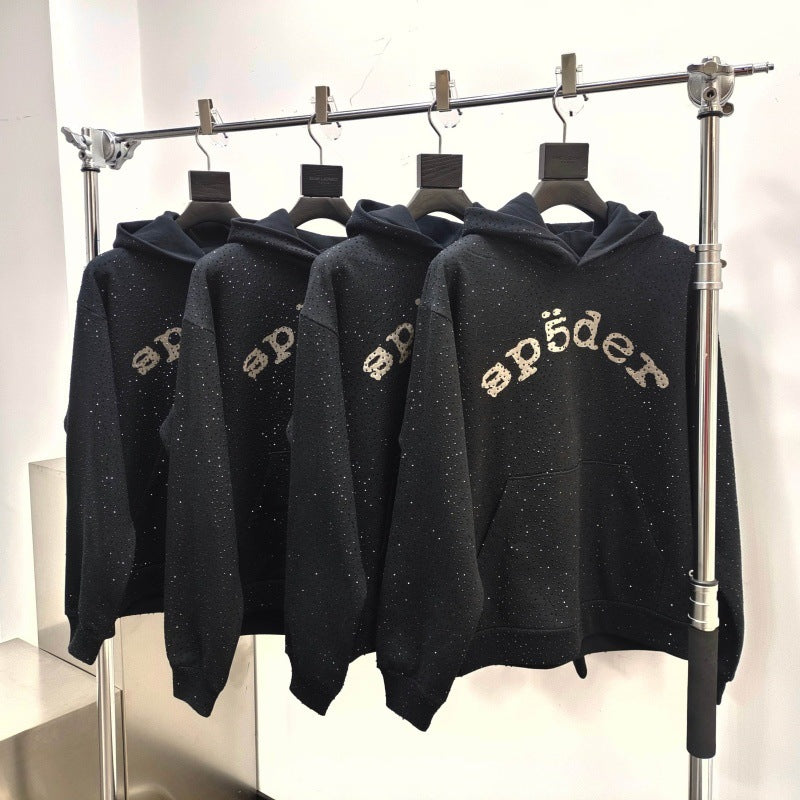 Sp5der vvs black  red hoodies spider heavry weight 1:1 hoodies