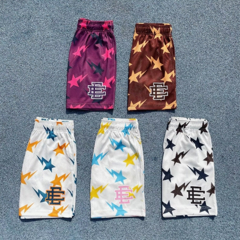 Eric Emanuel Sports Shorts for Men Star Loose Fit