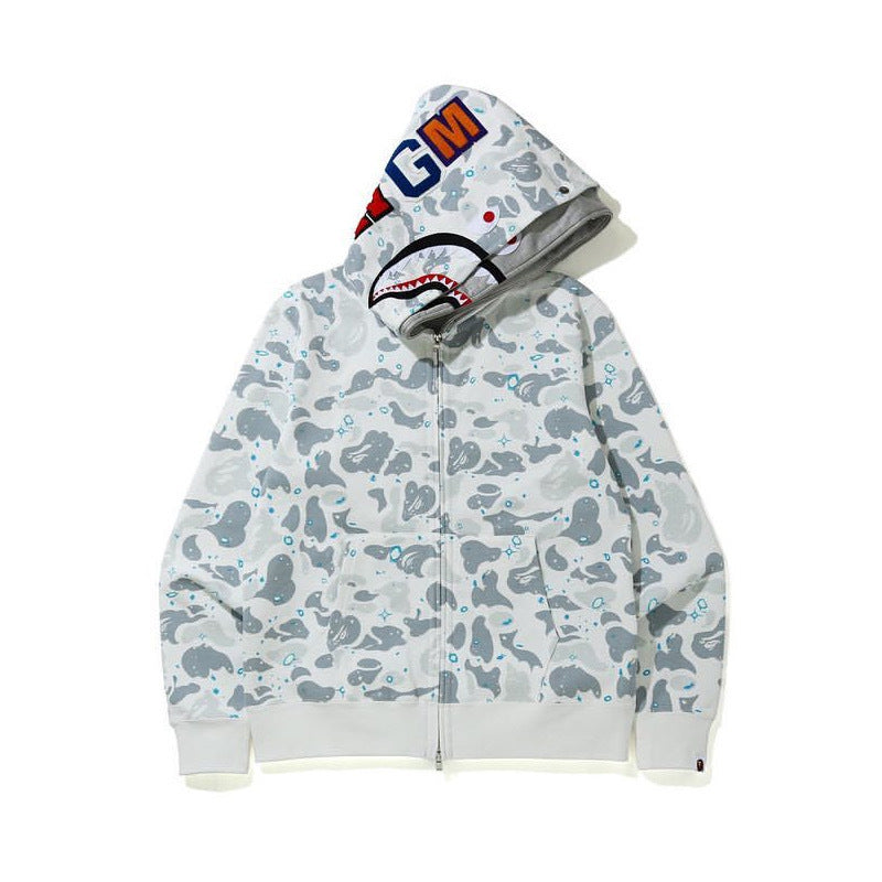 BAPE Shark Sweater Double Hood Sweater