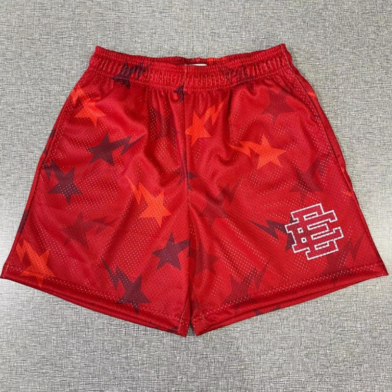 Eric Emanuel Sports Shorts for Men Star Loose Fit