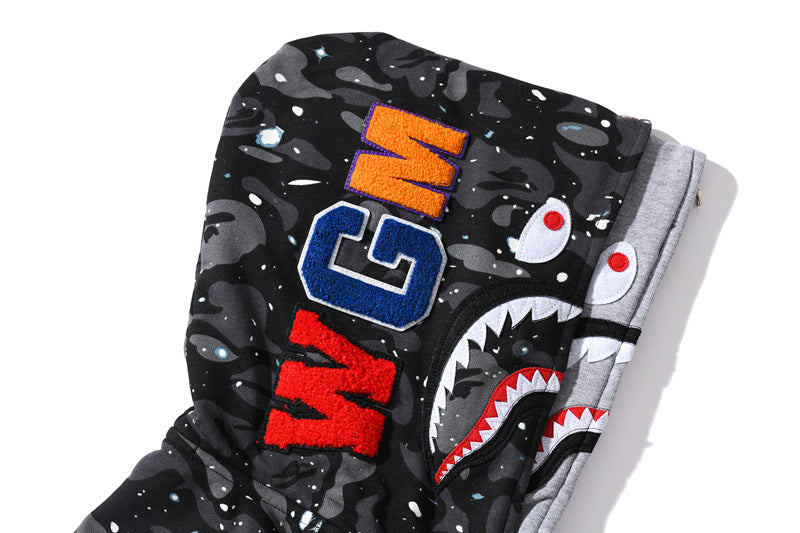 BAPE Shark Sweater Double Hood Sweater