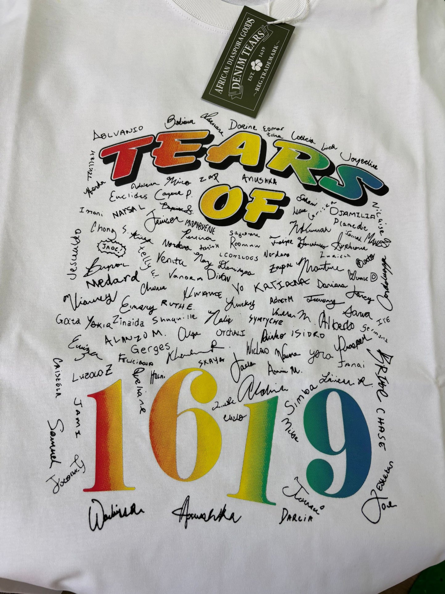 DT503 Denim tears 100% Cotton Tee shirts