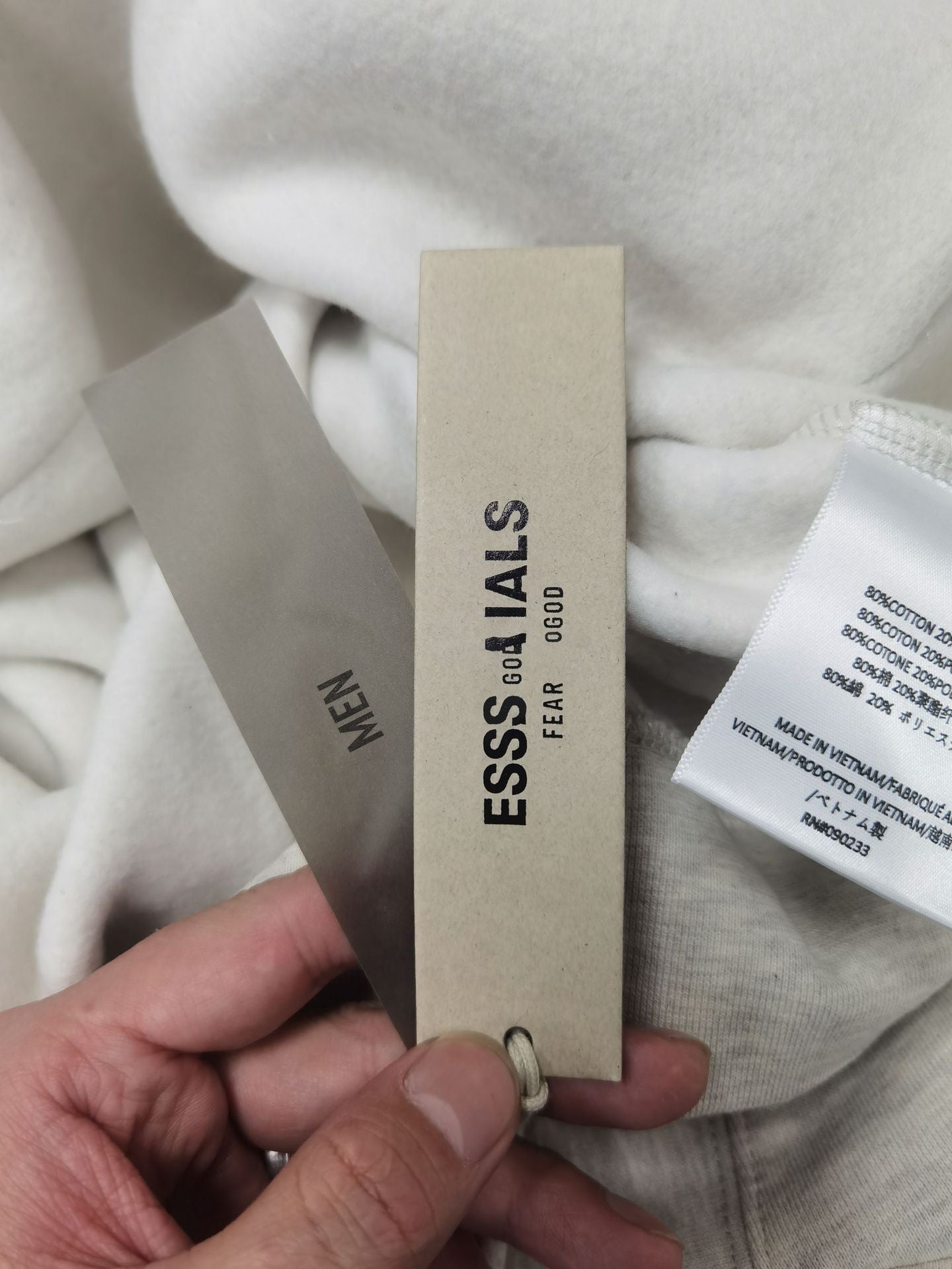 SS22 Top 1:1 Stock X Ess  Fog Fleece Thermal Hoodie Hoodie