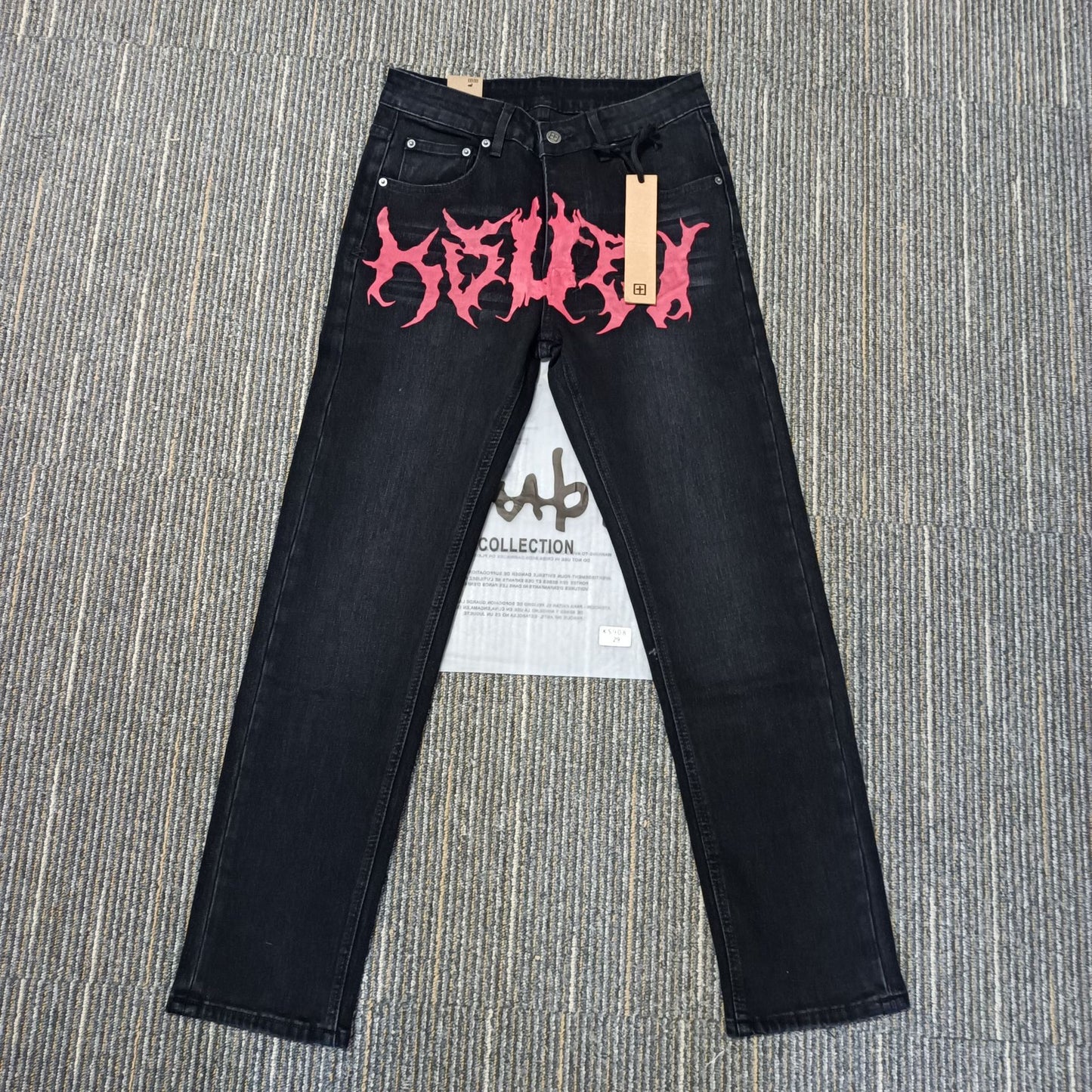 Ksubi001 Jeans Straight Ripped Stretch American High Street Casual Men's Jeans