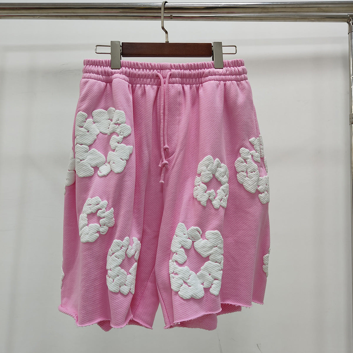 Denim Tears Shorts Full Printed Foam Denim Tears Fifth Pants Tide