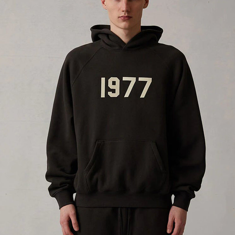 2022SS-1977 Fleece Hoodie ESSENTIALS Thickened Trendy Brand Sweatshirt