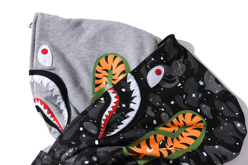 BAPE Shark Sweater Double Hood Sweater