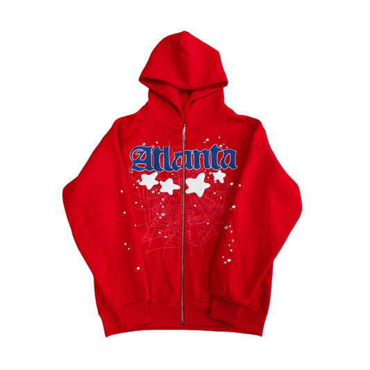 Sp5der Trendy Heavy Spider Zipper Hoodie