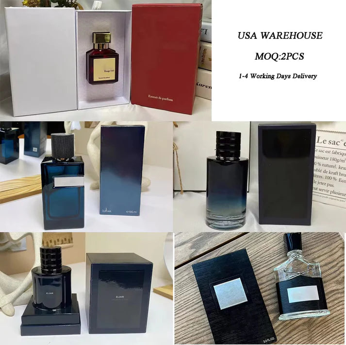 USA Stock 2-4 Days Brand Perfumes Men's Cologne Body Spray Fragrance Original Men Perfume