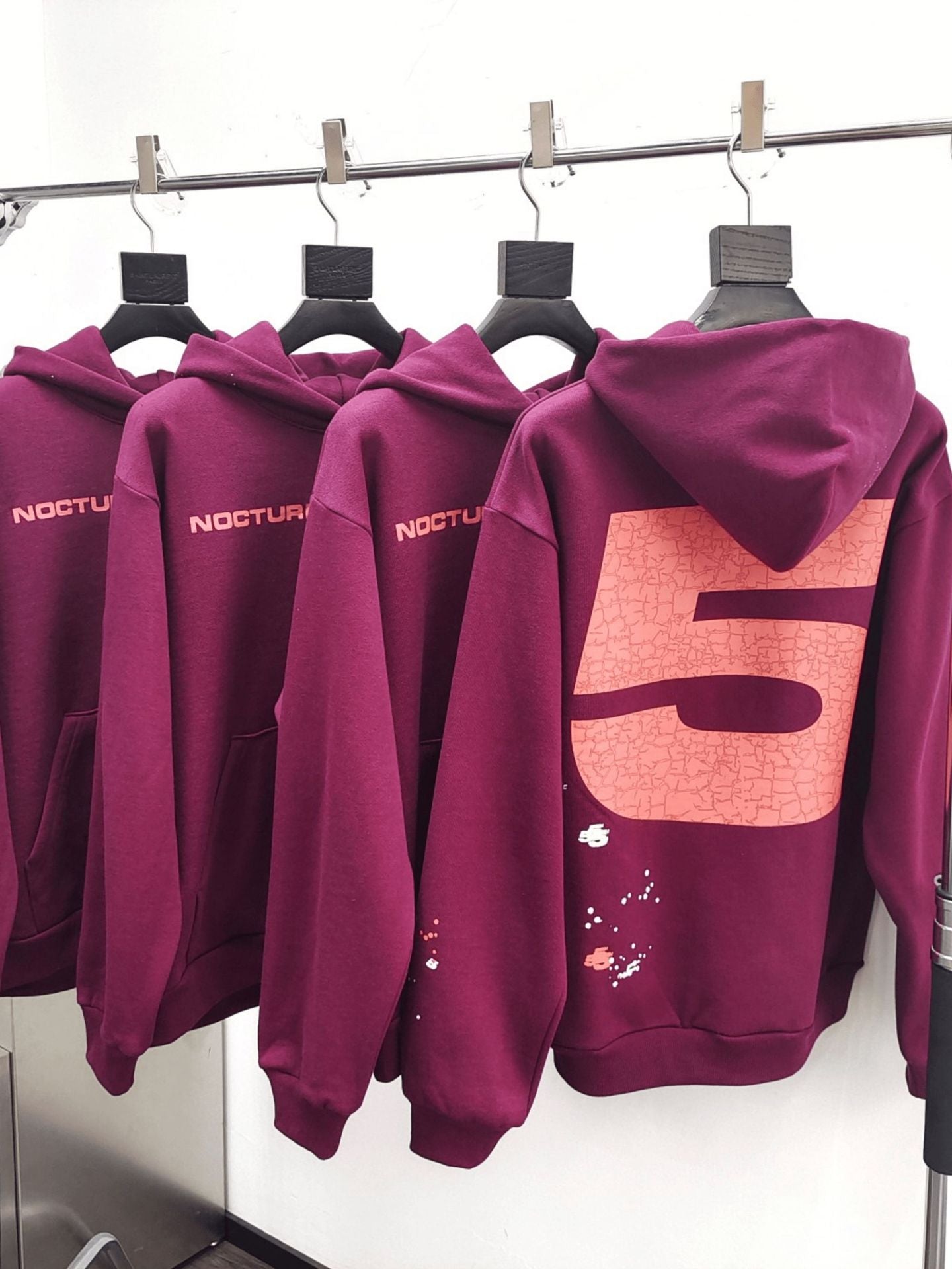 spider 555555 Burgundy Trendy Couple Hoodie Sweatshirt