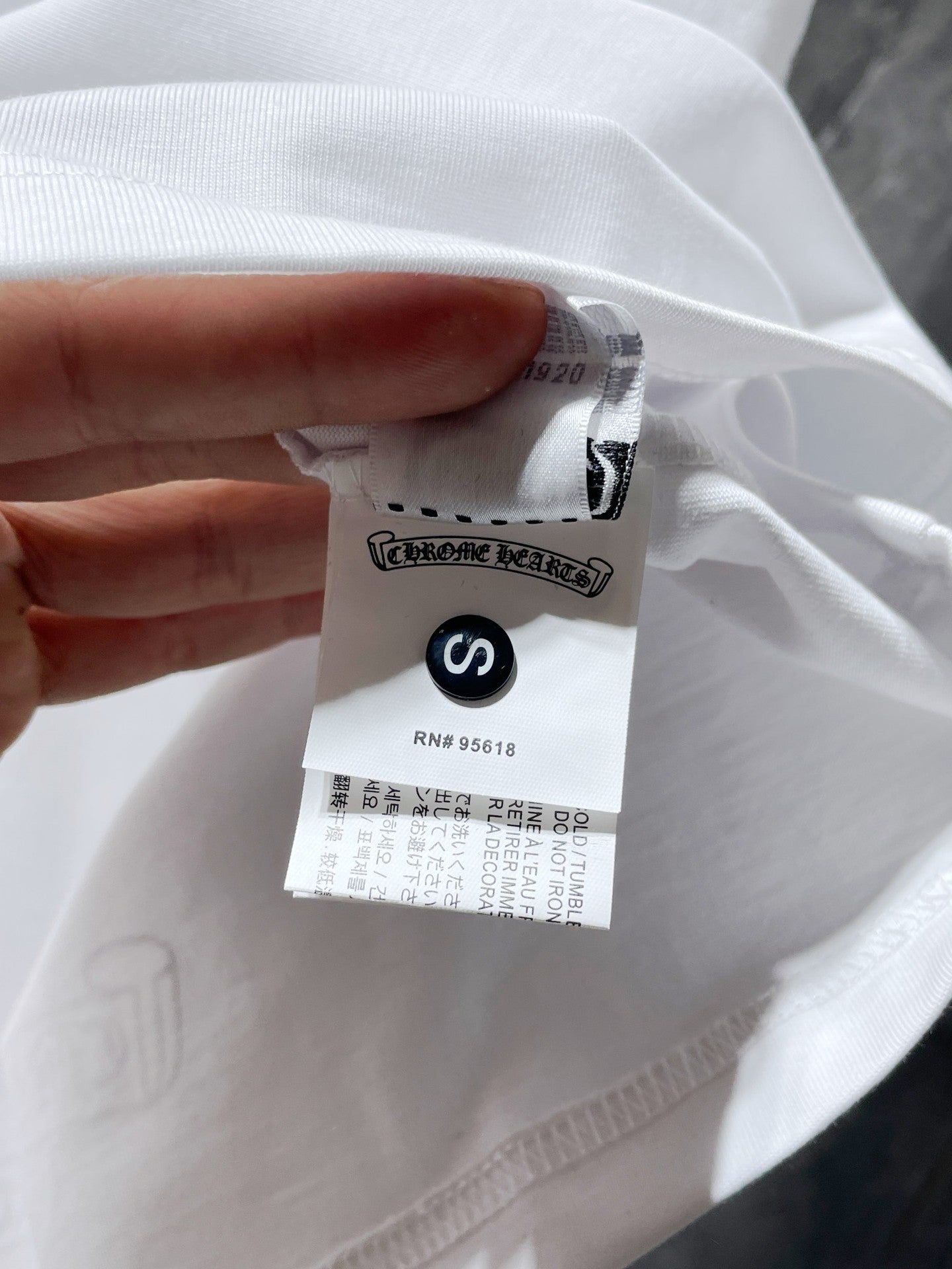 Chrome Heart 23ss Matty Boy Graffiti Short Sleeve Cotton Men's T-shirt