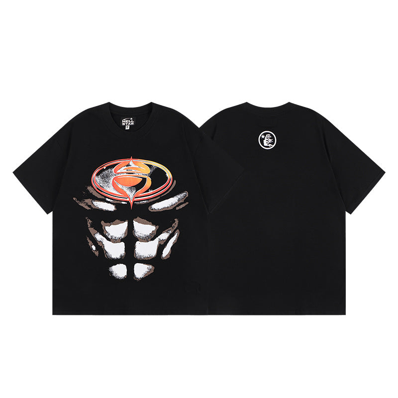 HS6001 Hellstar Fashion Brand Letters shorts Tee shirts