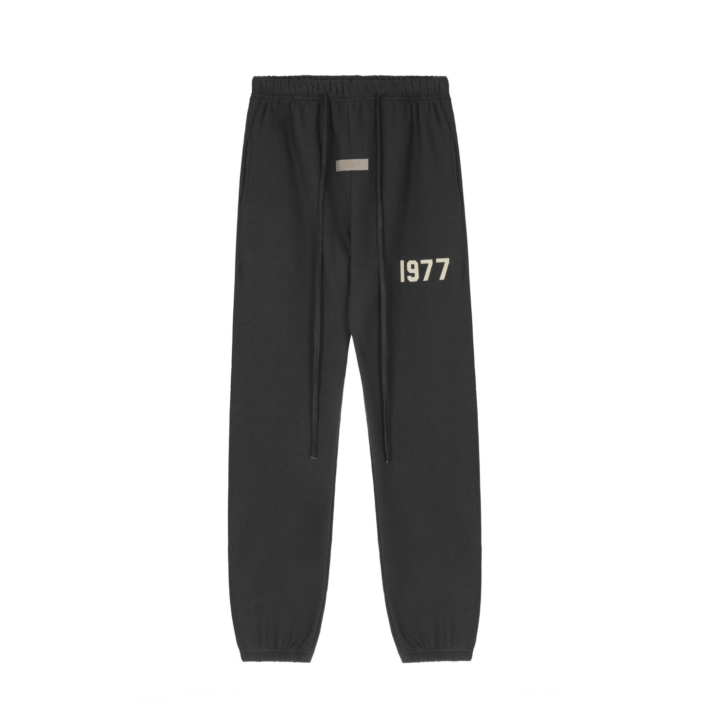 Fog Double Line 1977 Digital Flocking Casua Ankle-Tied Sweatpants Tide