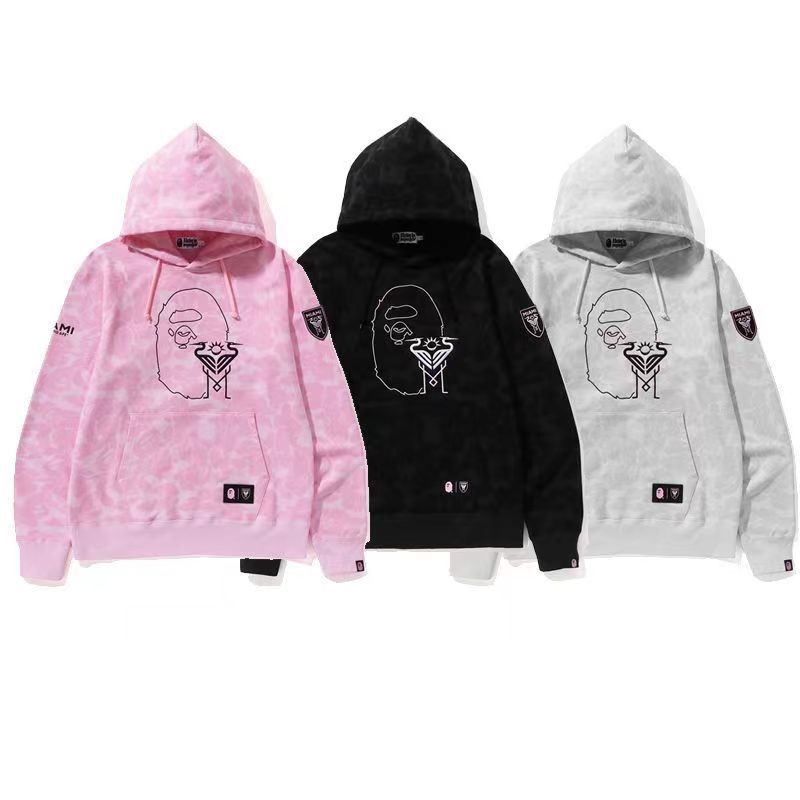 BAPE Shark Miami Crewneck Hoodie Sweatshirt