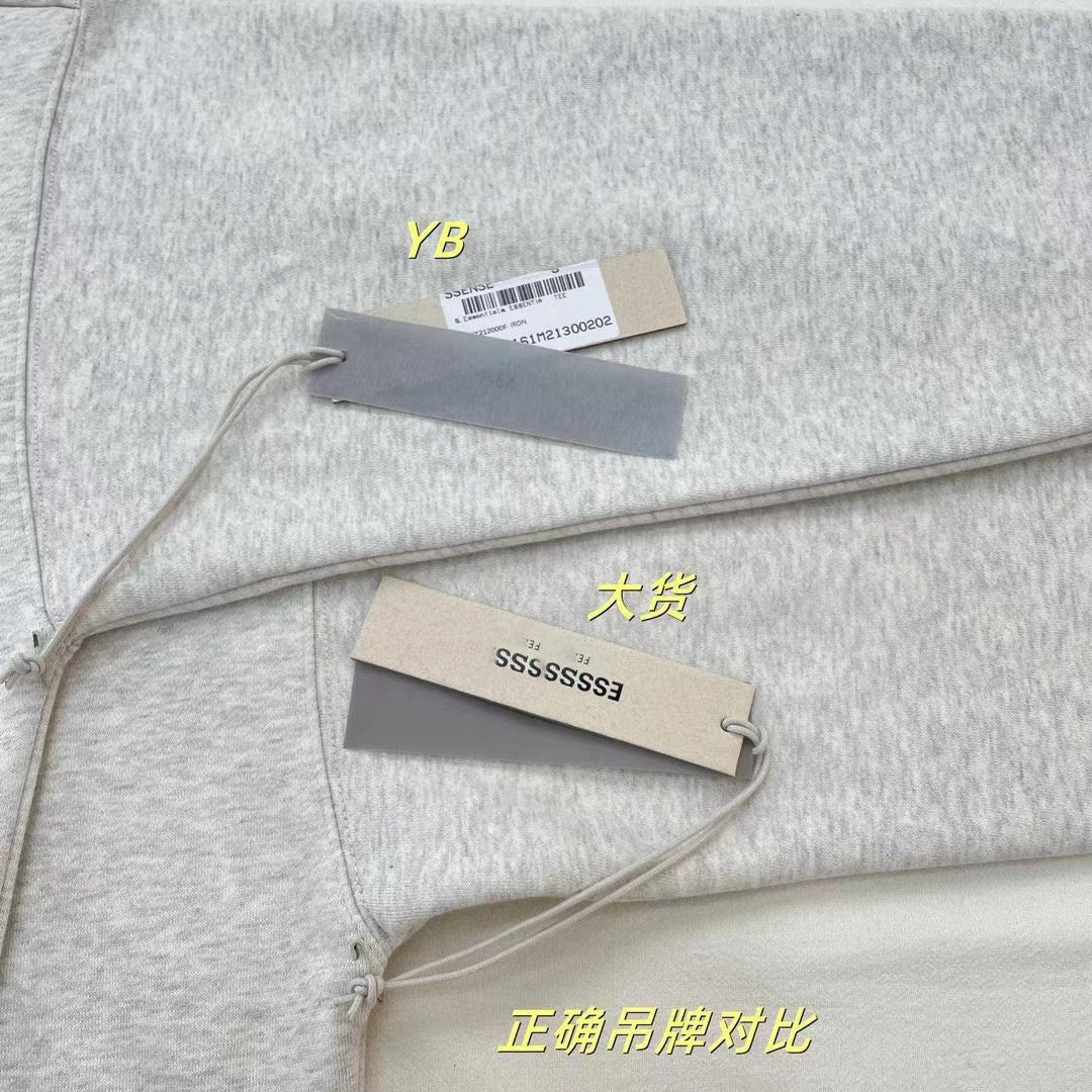 SS22 Top 1:1 Stock X Ess  Fog Fleece Thermal Hoodie Hoodie