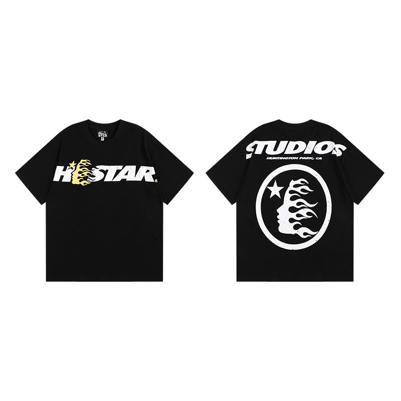 HS6001 Hellstar Fashion Brand Letters shorts Tee shirts