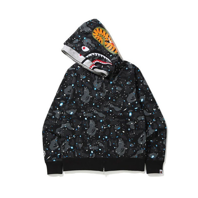 BAPE Shark Sweater Double Hood Sweater