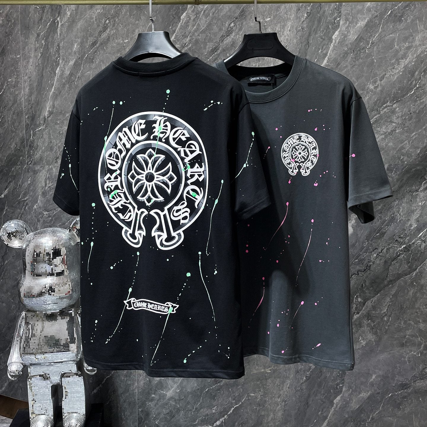 Chrome Hearts High Quality Sanskrit Crew Neck T-shirt Short Sleeves