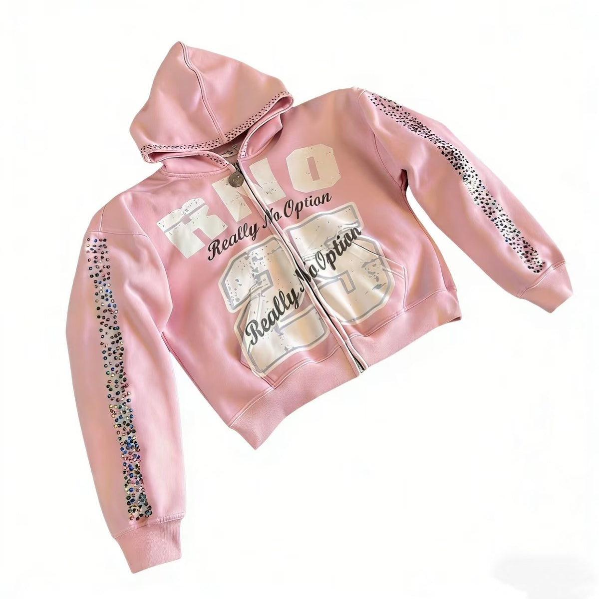 Y2K 90s Throwback Cotton Full Zip Hoodie Skate Street Style Zip Hooded Sweatshirt