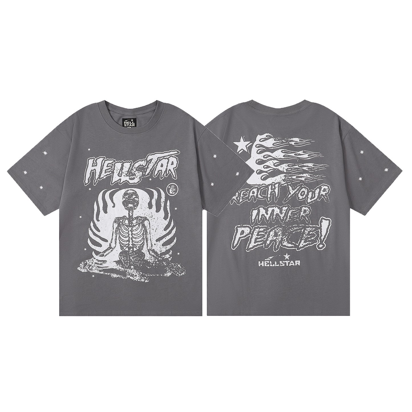 HS6001 Hellstar Fashion Brand Letters shorts Tee shirts