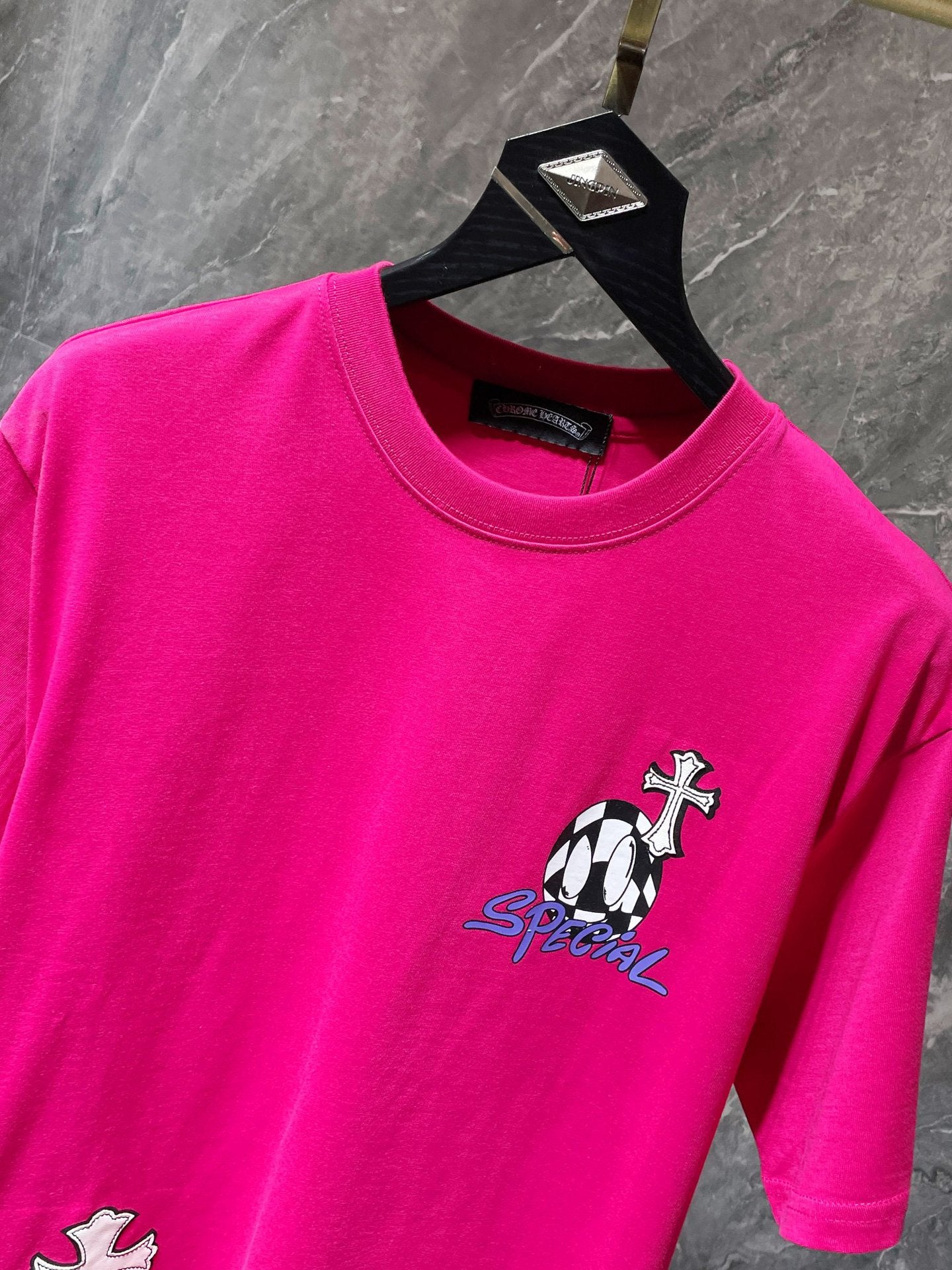 Chrome Heart 23ss Matty Boy Graffiti Short Sleeve Cotton Men's T-shirt