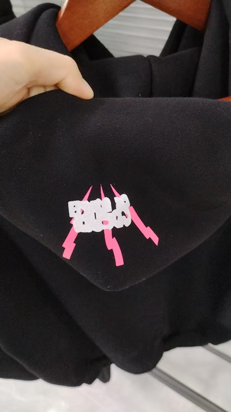 962 Spider hoodies 100% cotton pants and hoodies sets