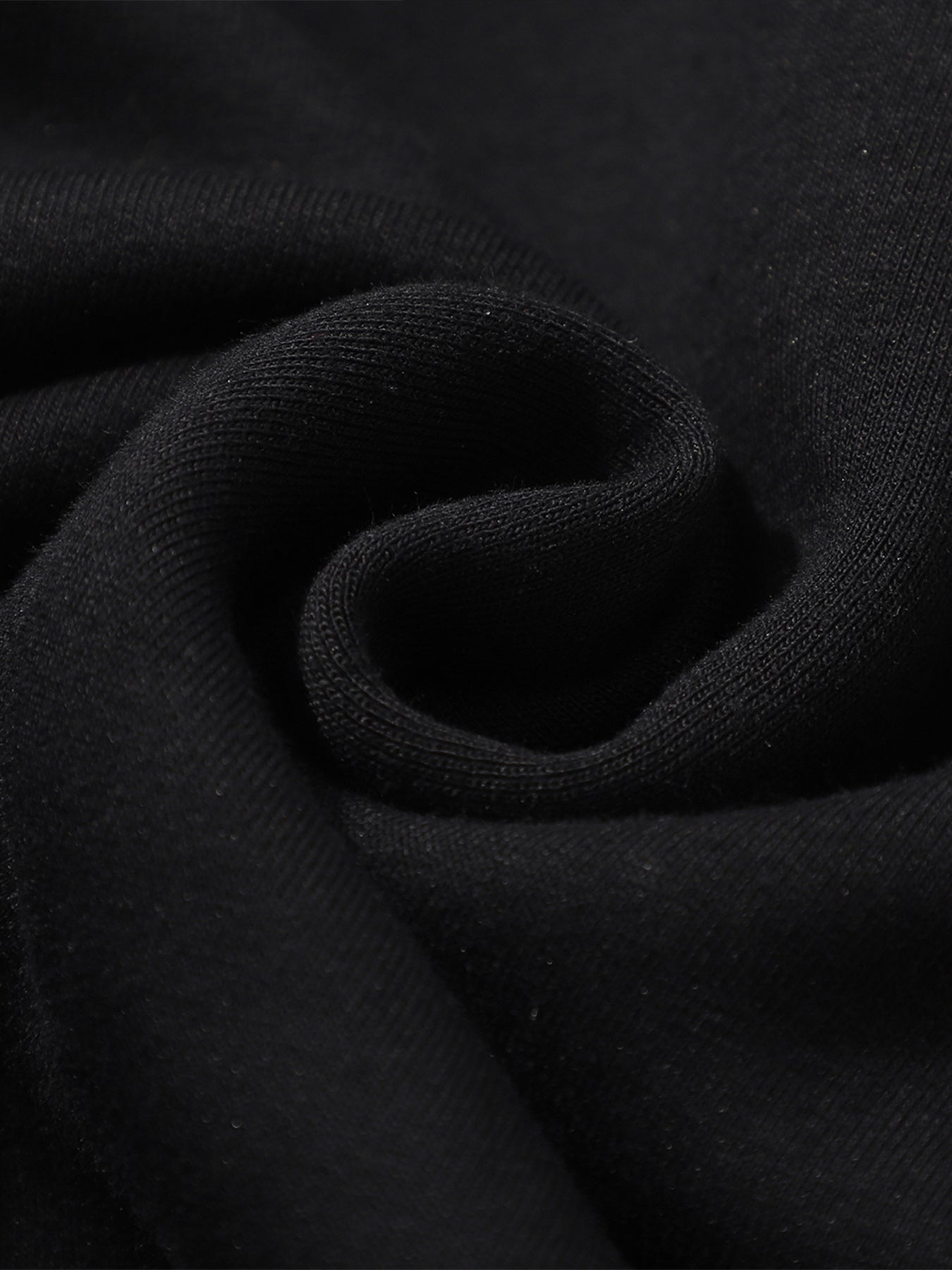 Fashion Plain Hoodie Summer Lightweight Blank Sweatshirt--Black