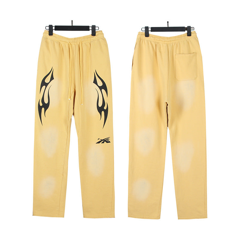 Hellstar Washed and Worn Hoodie Sweater Trousers Suit