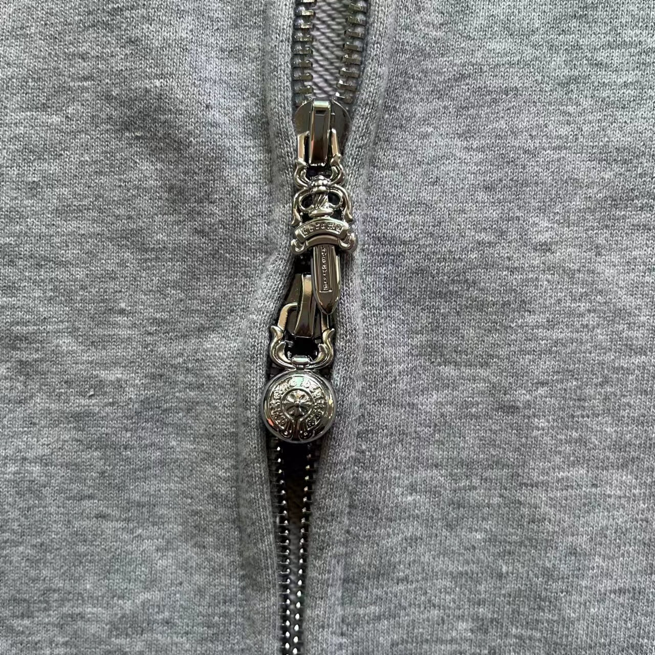 Chrome Heart Tops Hoodie with Zipper