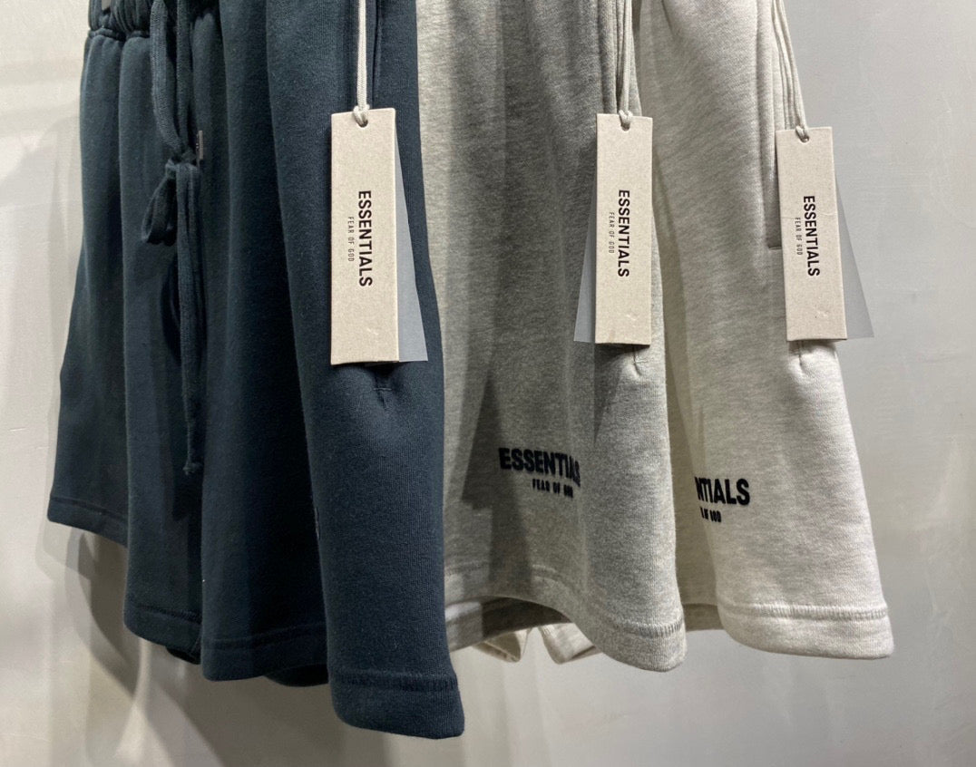 SS22 Top quality 100% cotton ESS Point Sports Casual Pants Fog Shorts