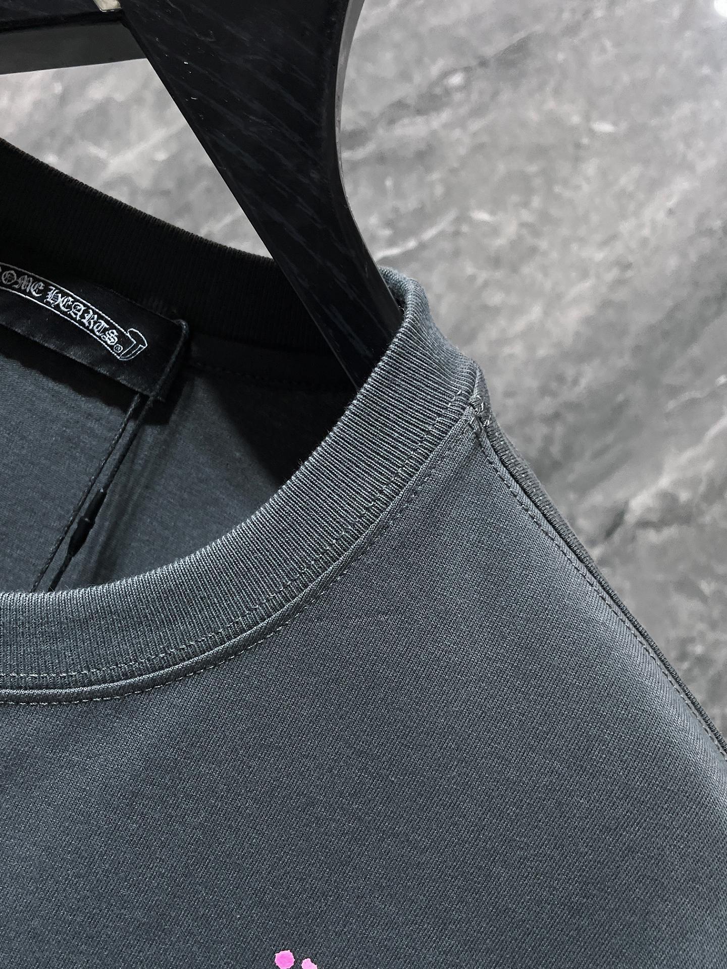 Chrome Hearts High Quality Sanskrit Crew Neck T-shirt Short Sleeves