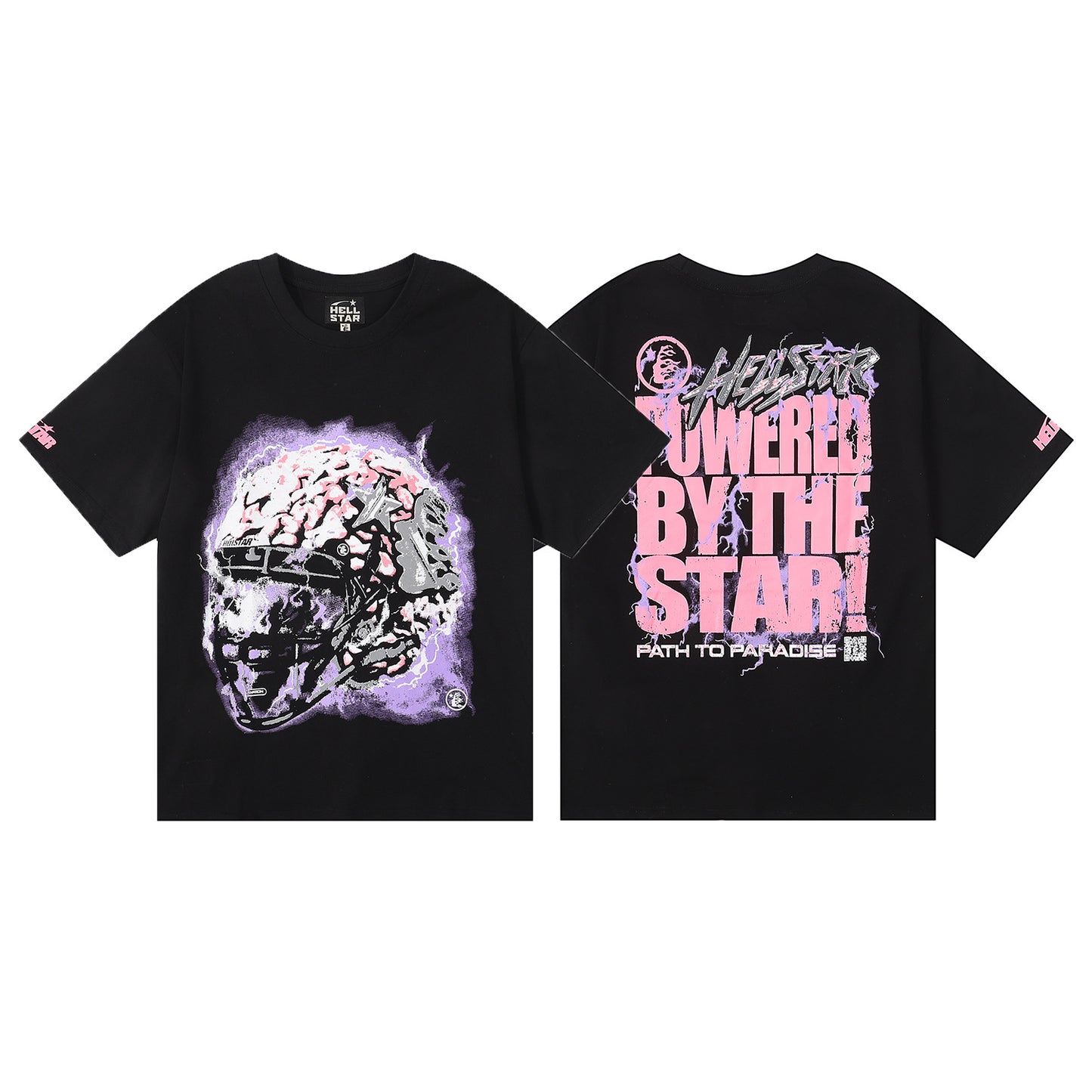 HS6001-1 Hellstar 100% cotton NFC short T shirt  for men