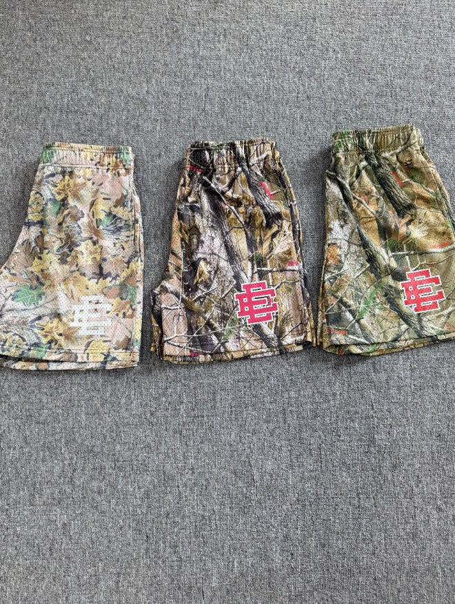 EE3011 Eric Emanuel Quick-Drying Mesh Shorts Camouflage Sports Shorts