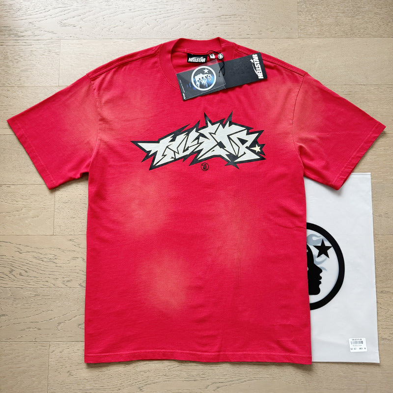 HS6201 New Colors Hellstar 100% Cotton laugh T shirts for men and women