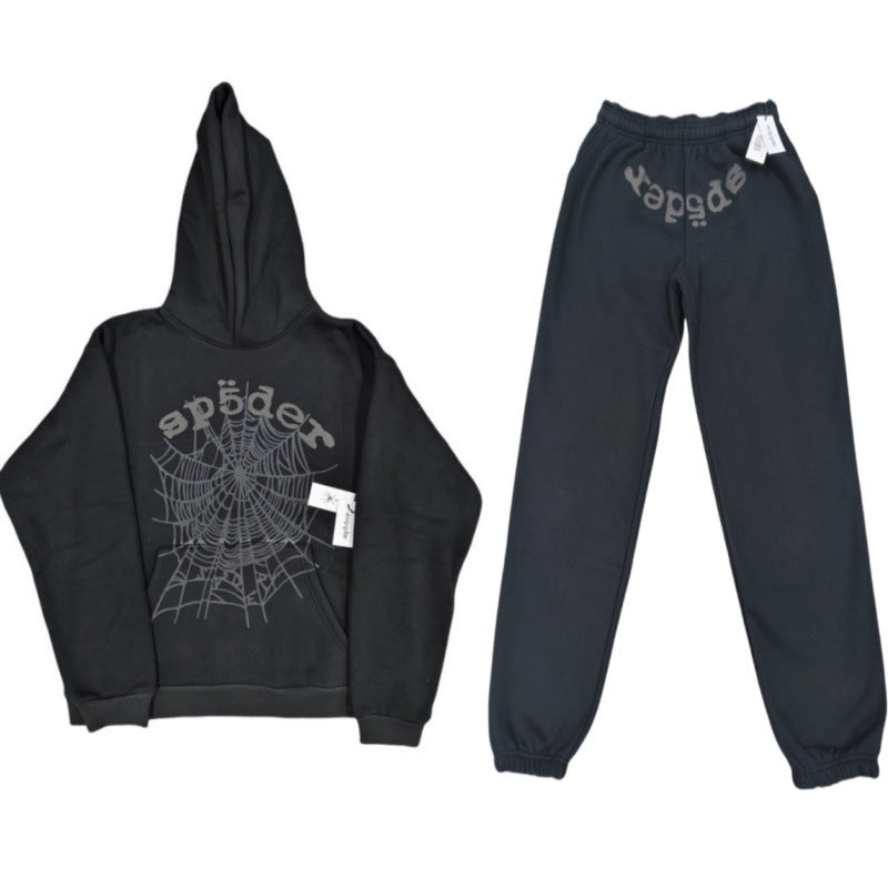 Spider Hoodie American Foam Heavy Sp5der Sweatshirt and Sweatpants Suit