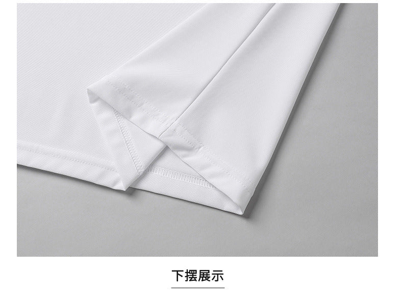 Ice silk short sleeve T T-shirt Men's Summer Loose round Neck Half Sleeve T T Shirt Top Breathable Quick-Drying Exercise Short Sleeves Men's Clothing