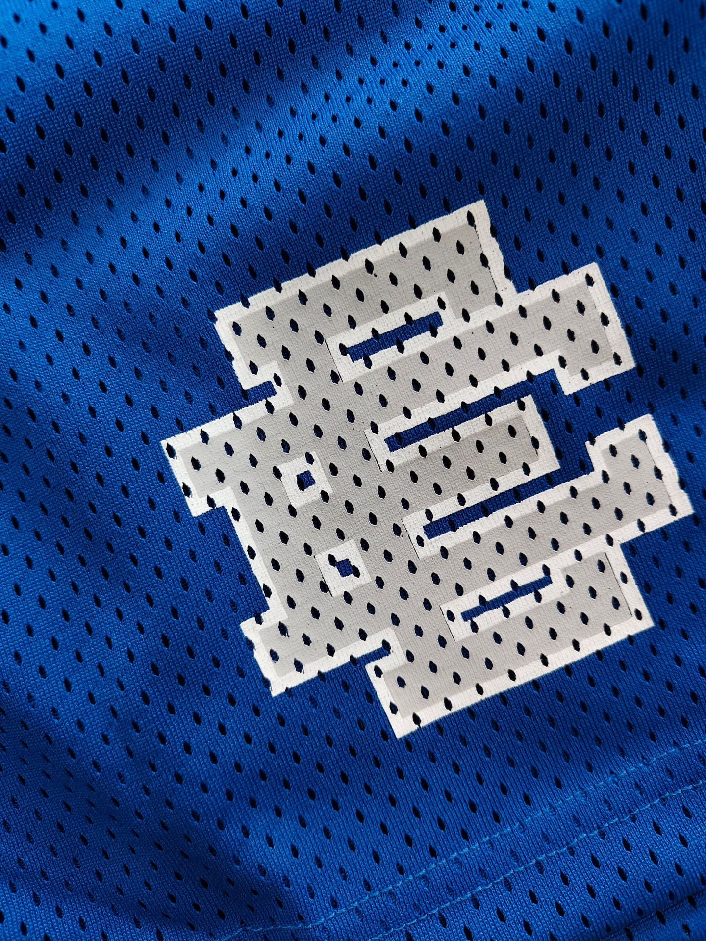 EE3009 LA Letter Eric Emanuel Quick-Drying Mesh Shorts