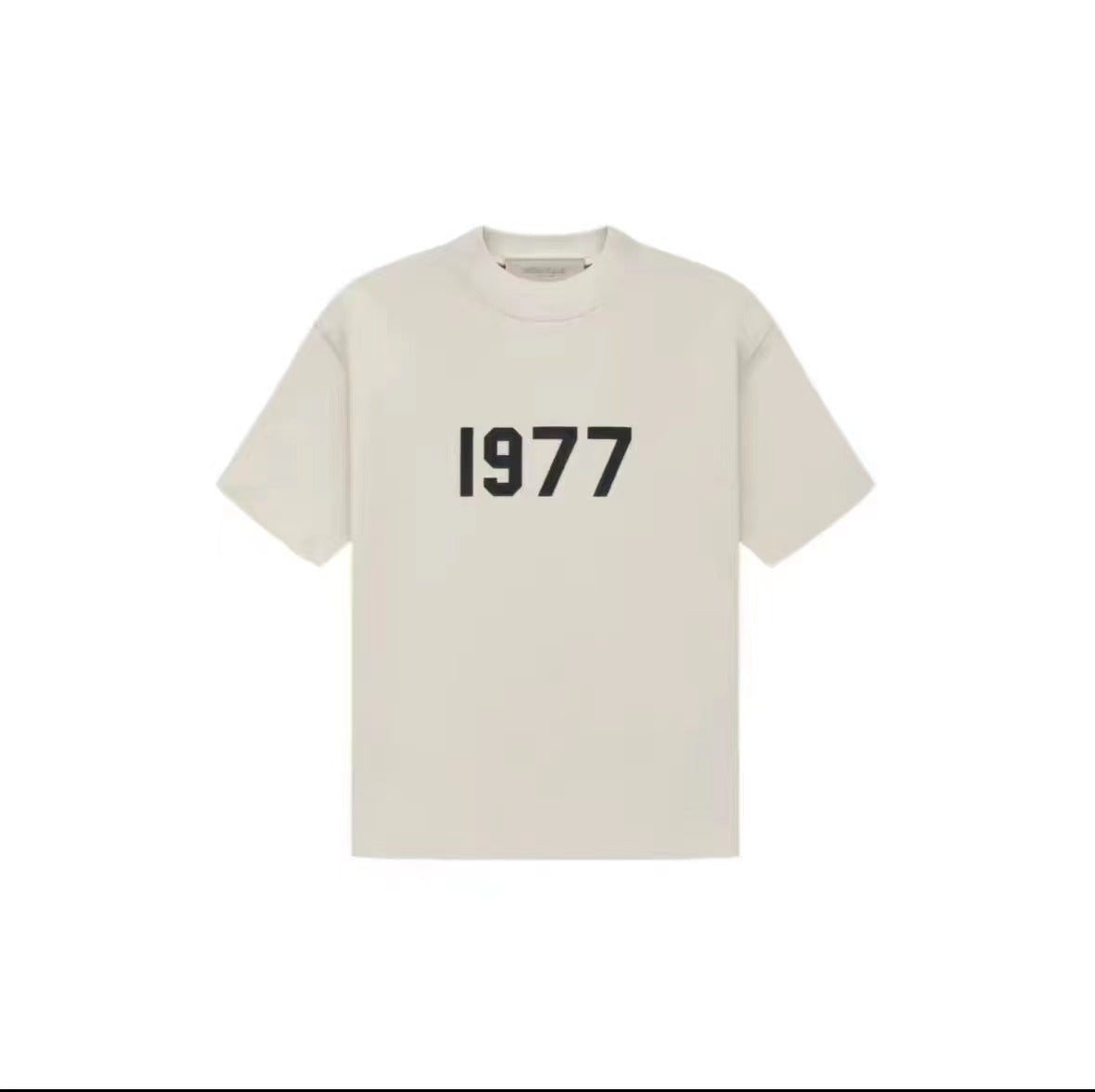 2022SS Short Sleeve T-Shirt 1977 Flocking Print ESSENTIALS Trendy Brand T-Shirt