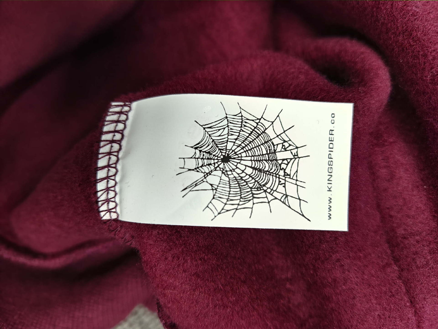 spider 555555 Burgundy Trendy Couple Hoodie Sweatshirt