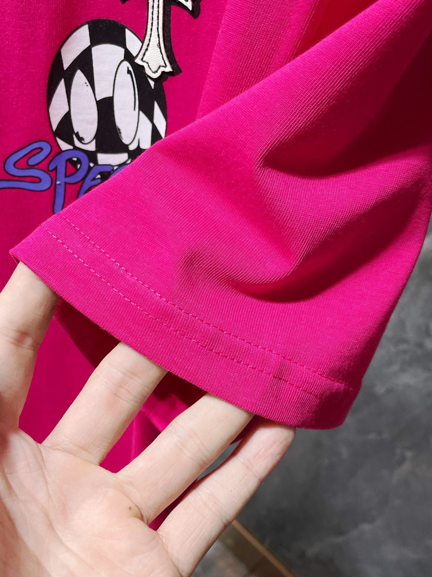 Chrome Heart 23ss Matty Boy Graffiti Short Sleeve Cotton Men's T-shirt