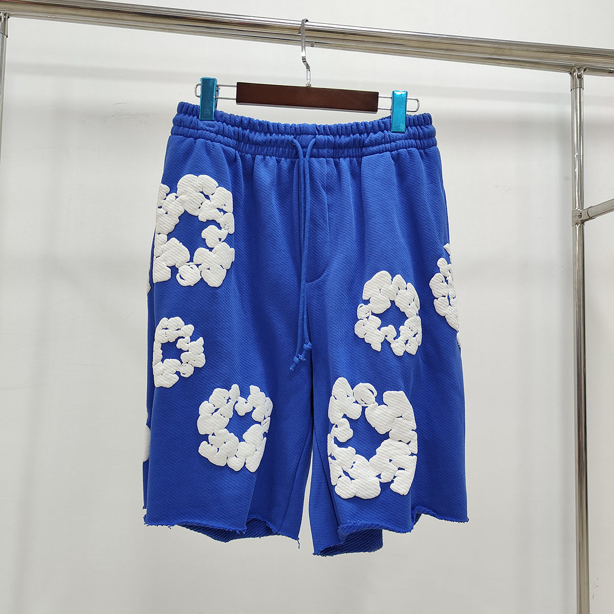 Denim Tears Shorts Full Printed Foam Denim Tears Fifth Pants Tide