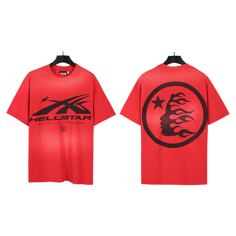 HS6201 New Colors Hellstar 100% Cotton laugh T shirts for men and women