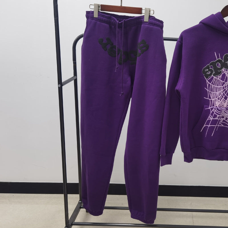 420 gsm 100% cotton spider sweater long pants sp5der