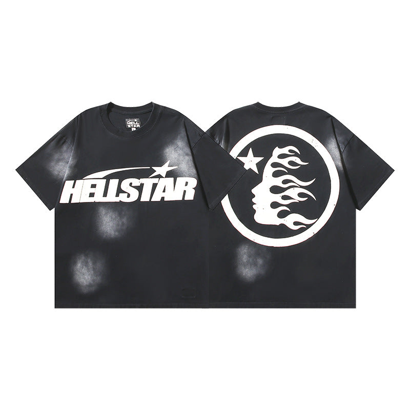 Hellstar Men's and Women's Loose Pullover Short Sleeve T-shirt