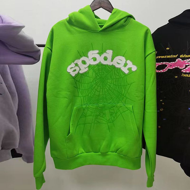 Sp5der Hoodie Foam Letter Men's and Women's Hoodie