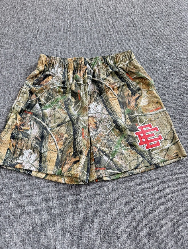 EE3011 Eric Emanuel Quick-Drying Mesh Shorts Camouflage Sports Shorts