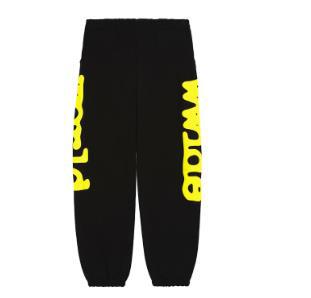420G Heavy Cotton Fleece-lined Thick Sp5der Trendy Sweatpants