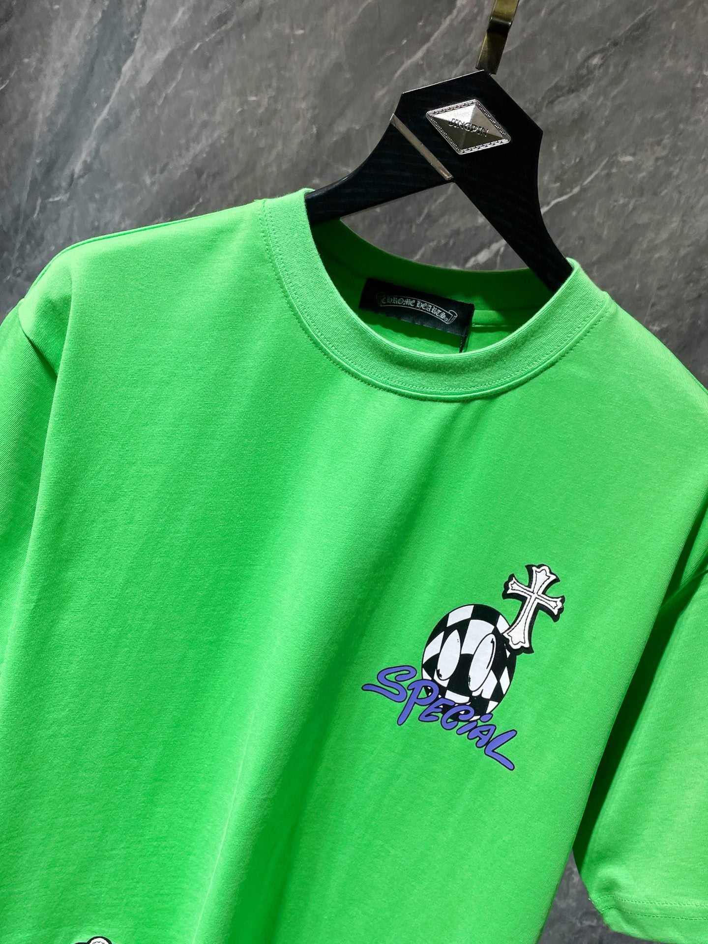 Chrome Heart 23ss Matty Boy Graffiti Short Sleeve Cotton Men's T-shirt