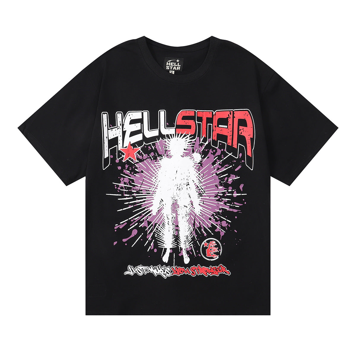 HS6001 Hellstar Fashion Brand Letters shorts Tee shirts